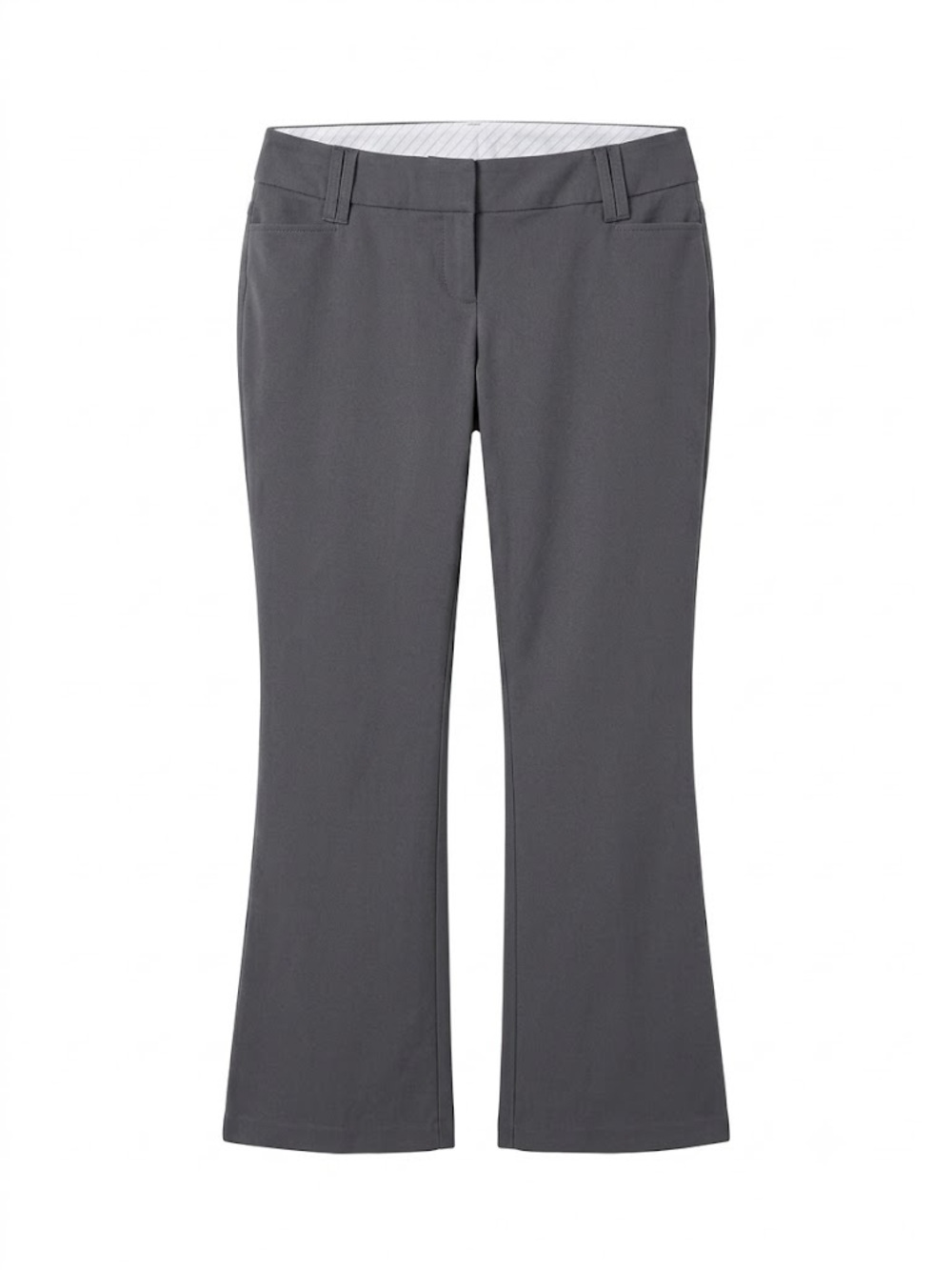 Y2K Vintage Ricki's Gray Boot Cut Chino Dress Pant – Size 10 EUC – 28” Inseam